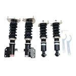 A front view of BC Racing BR Series Coilovers (BE/BH) for Subaru Legacy 2000-2004 with white background