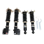 A front view of BC Racing BR Series Coilovers (SH) for Subaru Forester 2009-2013 with white background