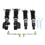 A front view of BC Racing BR Series Coilovers (ZC6/ZN6) for Subaru BRZ with white background