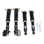 A front view of BC Racing BR Series Coilovers (SJ) for Subaru Forester 2014-2018 with white background