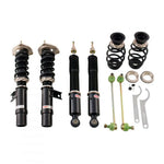 A front view of BC Racing BR Series Coilovers for 54.5mm Strut (MK6/V6) for Volkswagen Golf / GTI 2010-2014 with white background