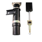 A front view of BC Racing BR Series Coilovers for 54.5mm Strut (MK7/A7) for Volkswagen Golf / Golf R / GTI 2015-2021 with white background