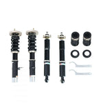 A front view of BC Racing BR Series Coilovers 45mm Strut Diameter (E30 (Weld In)) for BMW 3 Series RWD 1985-1987 with white background