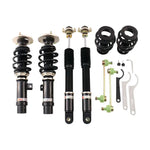 A front view of BC Racing BR Series Coilovers (E86/E85) for BMW 650i 2017 / Z4 2004-2008 with white background