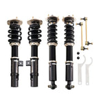 A front view of BC Racing BR Series Coilovers (E38) for BMW 740i / 740iL / 750iL 1995-2001 with white background