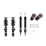 A front view of BC Racing BR Series Coilovers (E84) for BMW X1 2013-2015 with white background