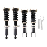 A front view of BC Racing BR Series Coilovers (FD3S) for Mazda RX-7 1993-1995 with white background