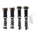 A front view of BC Racing BR Series Coilovers (FC3S) for Mazda RX-7 1887-1991 with white background
