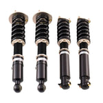 A front view of BC Racing BR Series Coilovers (XE20) for Lexus IS250 / IS350 RWD 2006-2013 with white background