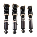A front view of BC Racing BR Series Coilovers (JZS160/161) for Lexus GS300 1998-2005 with white background