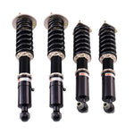 A front view of BC Racing BR Series Coilovers (GSE20) for Lexus IS250 2010-2015 with white background