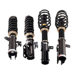 A front view of BC Racing BR Series Coilovers (MCV20) for Lexus ES300 1997-2001 with white background
