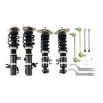 A front view of BC Racing BR Series Coilovers (R56) for Mini Cooper 2007-2013 with white background