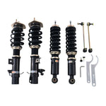 A front view of BC Racing BR Series Coilovers (ZC16) for Mini Cooper Countryman 2011-2016 with white background