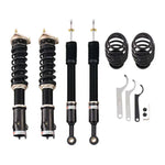 A front view of BC Racing BR Series Coilovers (NCP31) for Scion xB 2004-2006 with white background 