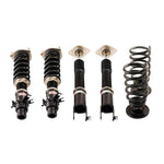 A front view of BC Racing BR Series Coilovers (V36) for Infiniti G35 X / G37 X / Q60 AWD 2007-2015 with white background