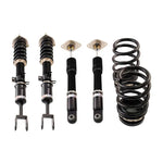 A front view of BC Racing BR Series Coilovers (S51 RWD) for Infiniti FX35 2009-2012 with white background