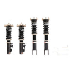 A front view of BC Racing BR Series Coilovers (997.1) for Porsche 911 Carrera / Carrera S / GT2 / GT3 / GT3 RS 2005-2008 with white background