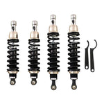 A front view of BC Racing BR Series Coilovers (S2) for Lotus Elise / Exige S 2005-2011 with white background