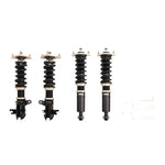 A front view of BC Racing BR Series Coilovers for Volvo S40 / V40 2000-2004 with white background