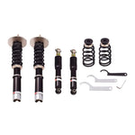 A front view of BC Racing BR Series Coilovers (P24) for Volvo 740 / 940 1885-1995 with white background