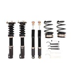 A front view of BC Racing BR Series Coilovers (WK) for Jeep Grand Cherokee SRT8 2006-2010 with white background