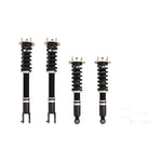 A front view of BC Racing BR Series Coilovers (X350/X358) for Jaguar XJ8 2003-2009 with white background