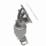 MagnaFlow 52743 oem grade manifold converter, opposite side view of the turntable spin