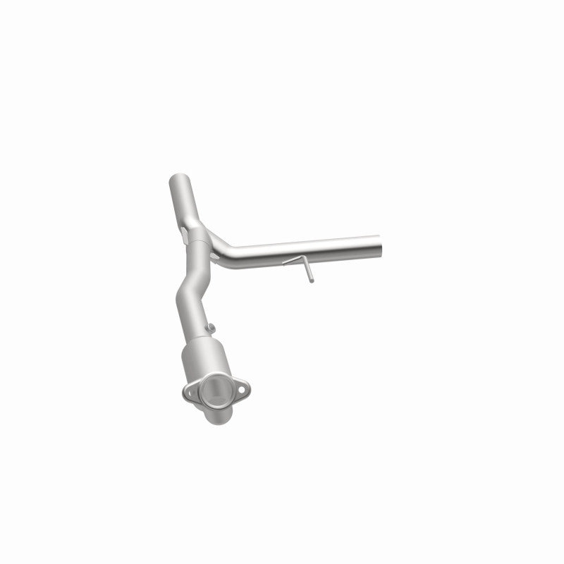 MagnaFlow 4651154 carb direct-fit catalytic converter, opposite side view of the turntable spin