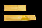 Akrapovic Leather Pencil Case - Yellow