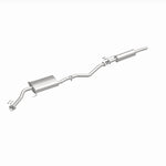 BRExhaust 106-0467 direct-fit exhaust kit, front three-quarter view of the turntable spin