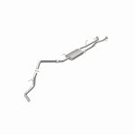 BRExhaust 106-0527 direct-fit exhaust kit, rear view of the turntable spin