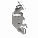MagnaFlow 22-191 oem grade manifold converter, opposite side view of the turntable spin