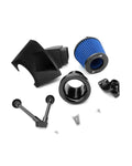 B58 intake kit laid out with filter, shield and mounting hardware