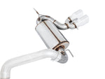 AWE Track-to-Touring kit for the Focus ST: 180 Technology rear muffler section on white