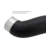Mishimoto 2024+ Ford Mustang EcoBoost Charge Pipes -  Wrinkle Black