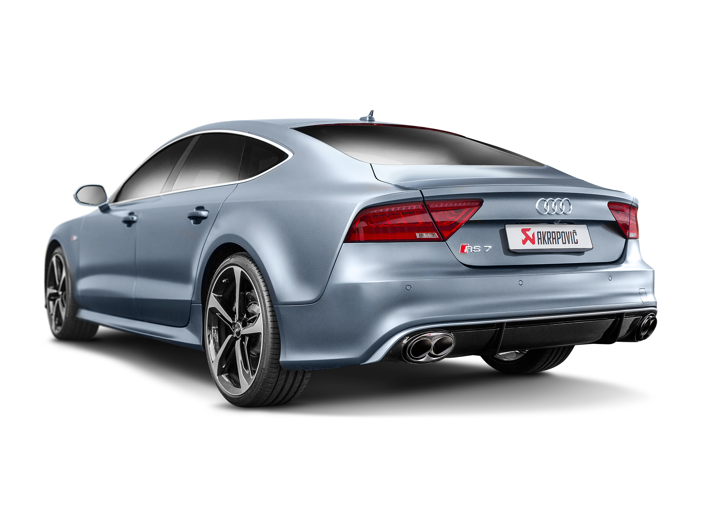 Akrapovic Evolution Line (Titanium) S-AU/TI/4H for Audi RS7 Sportback (C7) 2014-2018, detail view