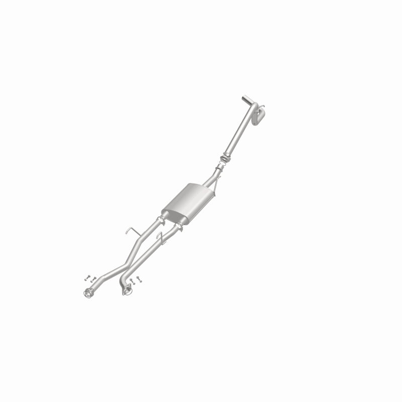 BRExhaust 106-0527 direct-fit exhaust kit, opposite front three-quarter view of the turntable spin