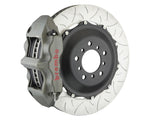 A front view of Brembo 355x352-Piece 6-Piston Iron Type 3 Rotors for Subaru WRX STi 2005-2021 with white background