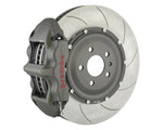 A front view of Brembo 380x342-Piece 6-Piston Iron Type 5 Rotors for Audi R8 (Front) with white background