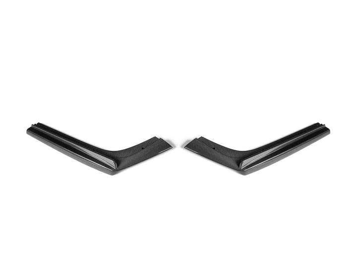 A front view of one of the part of AUTOTECKNIC DRY CARBON VERSUS REAR DIFFUSER SET - BMW F80 M3 | F82/ F83 M4 2014+ with white background