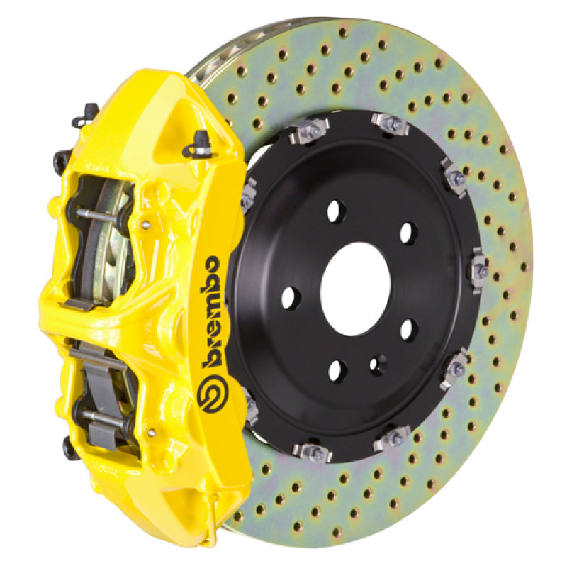 GU SQ5 Brembo GT 6-piston front kit, yellow caliper, 405mm drilled 2-piece disc