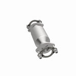 MagnaFlow 5571741 carb direct-fit catalytic converter, opposite side view of the turntable spin