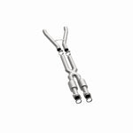 MagnaFlow 5421094 carb direct-fit catalytic converter, opposite side view of the turntable spin