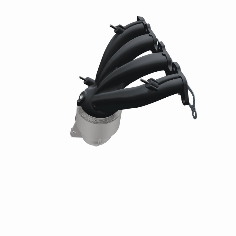 MagnaFlow 4583327 carb manifold converter, opposite side view of the turntable spin
