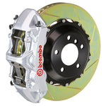 FK8 Civic Type R Brembo GT 6-piston front kit, silver caliper, 380mm Type 1 slotted 2-piece disc