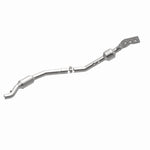 MagnaFlow 22-068 oem grade manifold converter, opposite side view of the turntable spin