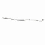 MagnaFlow 5451175 carb direct-fit catalytic converter, side view of the turntable spin