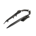 A top view of APR Performance Front Bumper Grill Inserts for Chevrolet Corvette C8 Z06 2024+ with white background