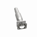 MagnaFlow 4561070 carb direct-fit catalytic converter, opposite side view of the turntable spin